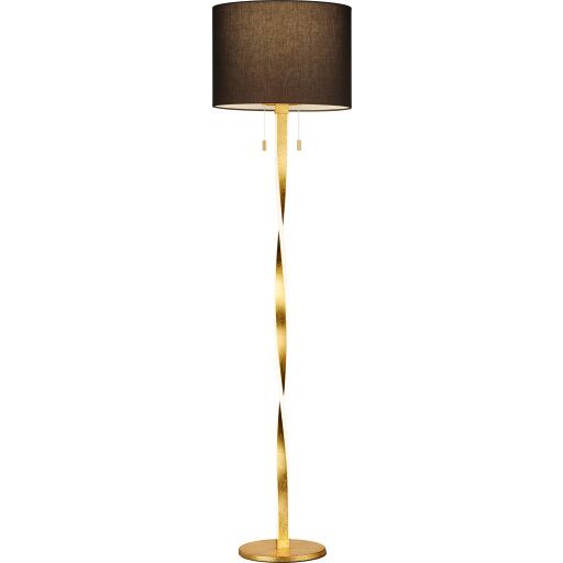 Trio Lighting Nandor gulvlampe Gull Trio Lighting Nandor gulvlampe Gull