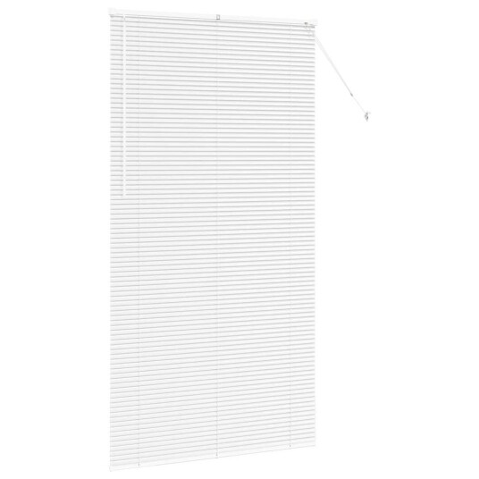 Vindu Persienne med gardiner Manual Hvit Aluminium Vindu Persienne med gardiner Manual Hvit Aluminium