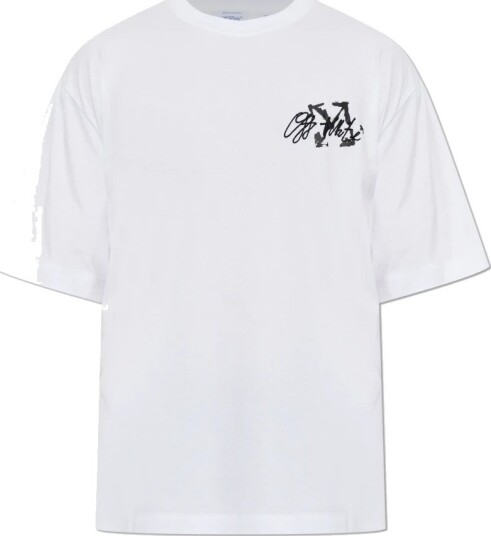 Off White Herre Topper Hvit 2XL,