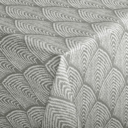 ERWIN M. Duk Leaf kvadratisk; 110x140 cm (BxL); Grå; Rektangulær ERWIN M. Duk Leaf kvadratisk; 110x140 cm (BxL); Grå; Rektangulær