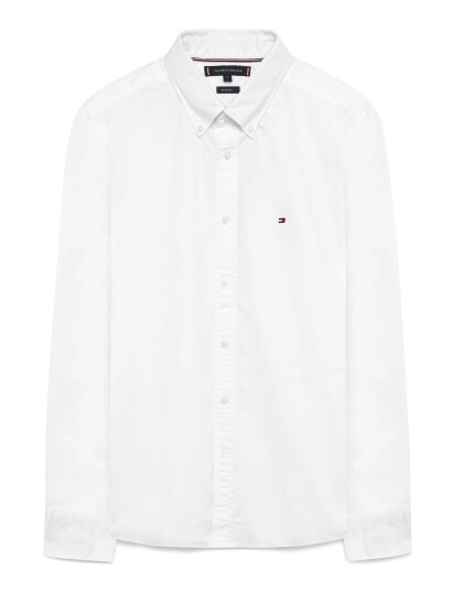 Tommy Hilfiger Solid Heritage Oxford Rf Shirt - White - XL