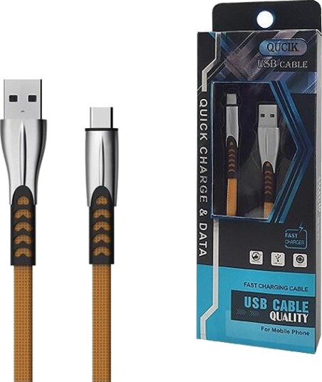 Somostel Usb-A Til Usb-C-Kabel 1 M Gull (Bw02 Gold Typ-C)