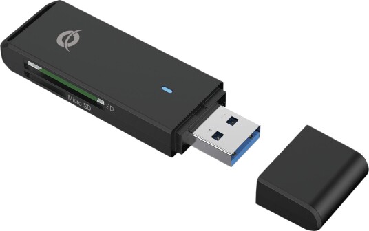Conceptronic USB 3.0 minnekortleser SD Conceptronic USB 3.0 minnekortleser SD