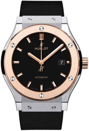 Hublot Herreklokke 542.NO.1181.RX Classic Fusion Sort/Gummi Ø42 mm