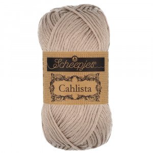 Scheepjes Cahlista Garn Unicolor 406 Soft Beige Scheepjes Cahlista Garn Unicolor 406 Soft Beige