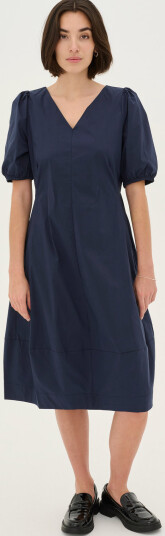 Culture Cuantoinett Ss Dress - Navy - S