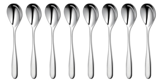 Robert Welch Stanton Bright kaffeskje 8-pakning Rustfritt stål