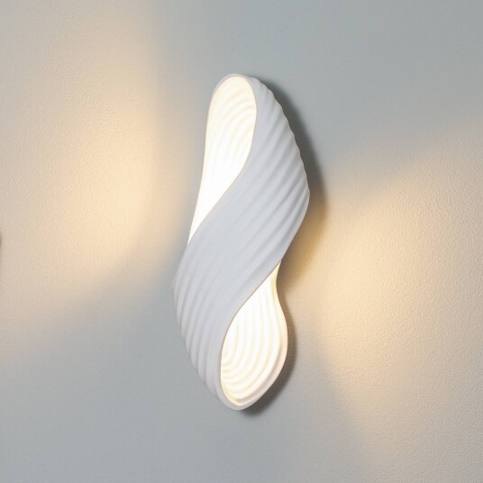 Lindby vegglampe Ornela hvit gips høyde 29,5 cm Lindby vegglampe Ornela hvit gips høyde 29,5 cm