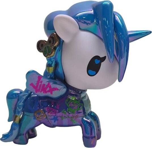 Tokidoki Arcane Unicorno actionfigur Blue Mayhem Special Edition