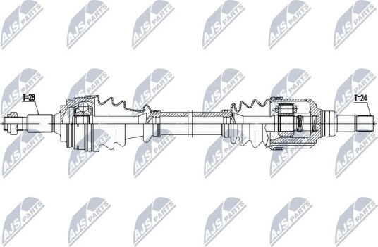 Nty Drivaksel NTY NPW PE 049