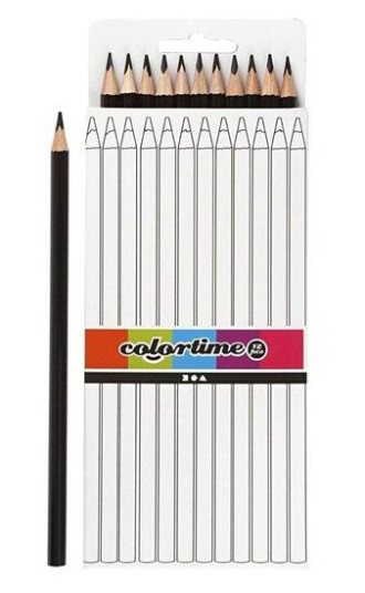 Creativ Company Triangular colored pencils Svart 12pcs. Creativ Company Triangular colored pencils Svart 12pcs.