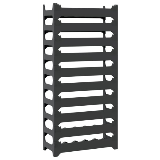 vidaXL Vinstativ for 60 flasker PP stablebar