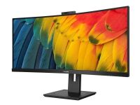 Philips 34B1U5600CH 34" Kurvet VA Skjerm 3440x1440 120Hz med USB-C og Høyttalere Philips 34B1U5600CH 34" Kurvet VA Skjerm 3440x1440 120Hz med USB-C og Høyttalere