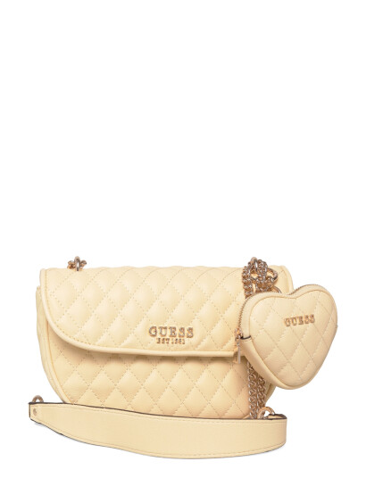GUESS Atabey Convertible Xbody Flap Yellow ONE SIZE GUESS Atabey Convertible Xbody Flap Yellow ONE SIZE