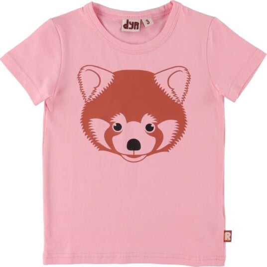 DYR T skjorte Growl T Pastel Pink m. Panda DYR 2 år (92) T skjorte Rosa