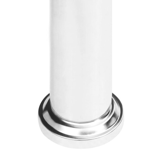 vidaXL Sidebord svart 45x50x45 cm herdet glass