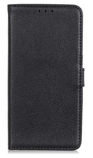 INCOVER Sony Xperia L4 Litchi Texture Stativ SkinnDeksel med Lommebok - Svart