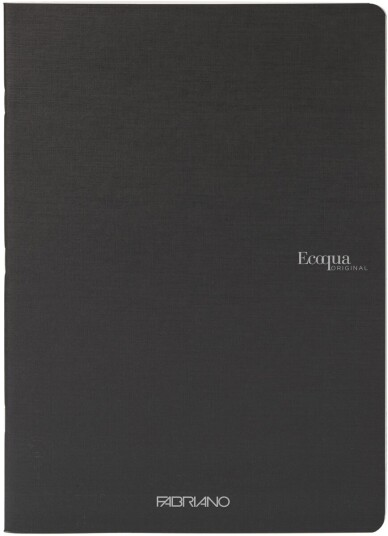 Notatbok EcoQua Original Stiftet A4 Linjert Sort Notatbok EcoQua Original Stiftet A4 Linjert Sort