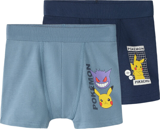 Name It Nkmsoeren Pokemon 2P Boxer Sky   Navy   134 140