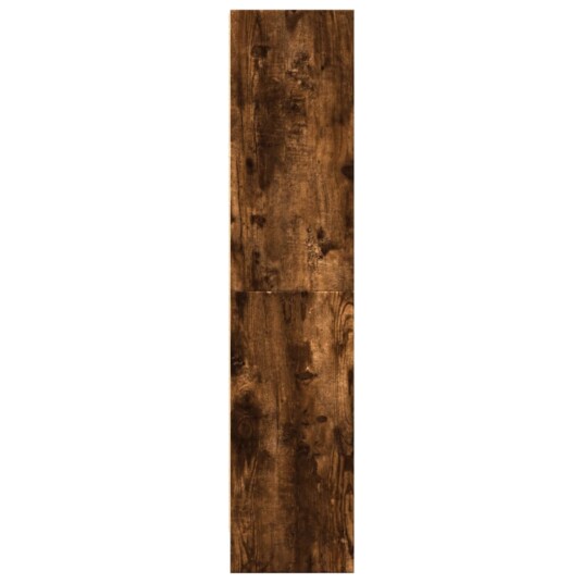 Bokhylle røkt eik 60x24x109 cm konstruert tre