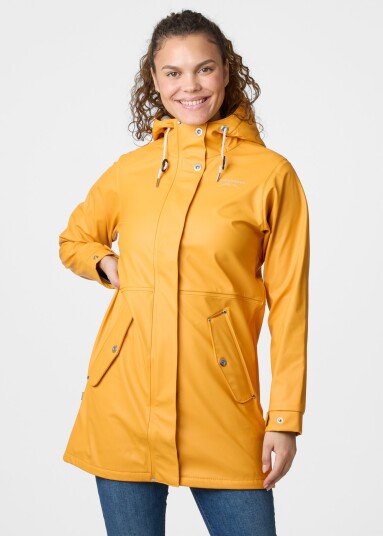 Lammö Coat W Mustard Yellow 46 Regnjakker Lammö Coat W Mustard Yellow 46 Regnjakker