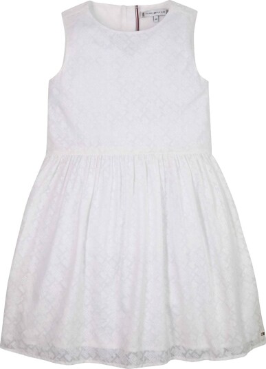 Tommy Hilfiger Kjole Monogram Hvit Tommy Hilfiger 4 år 104 Kjole