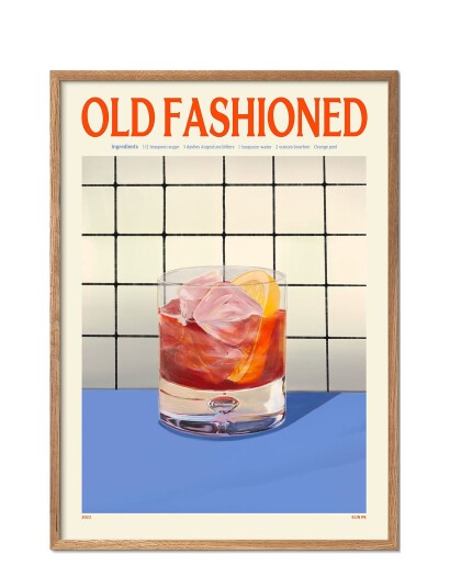 PSTR Studio Pstr Studio - Pstr Studio X Elin Pk - Old Fashioned - Multi/patterned - 70X100CM