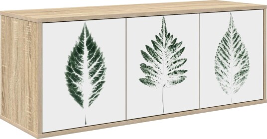 vidaXL Vegghengt TV skap HANAU 102 x 33 x 40 cm Sonoma eik