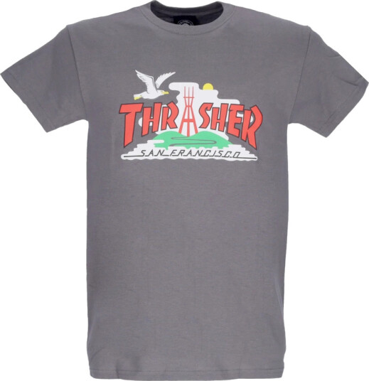 Thrasher Herre Topper Grå M,