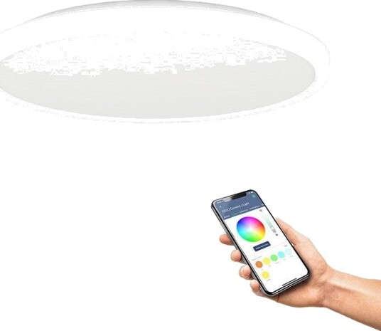 Eglo Rovito Z Loft Ø300 Rgb/Cct 14,4W 1800Lm M/Fjernb. Ip44 Hvid Eglo Rovito Z Loft Ø300 Rgb/Cct 14,4W 1800Lm M/Fjernb. Ip44 Hvid