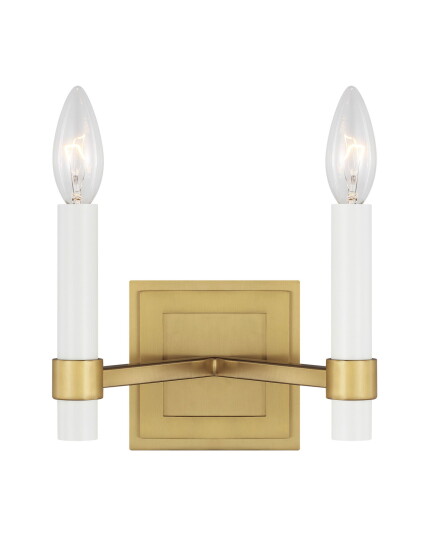 Visual Comfort Marston Double Wall Sconce Brass