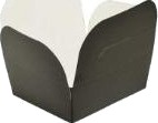 Takeaway Æske 1000 Ml 100X165x58 Mm Pe Belagt Mat Sort,50 Stk/Ps 50 Stk.