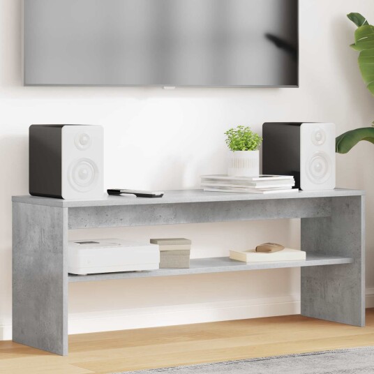 TV skap Betonggrå 100 x 30 x 40 cm Konstruert tre TV skap Betonggrå 100 x 30 x 40 cm Konstruert tre