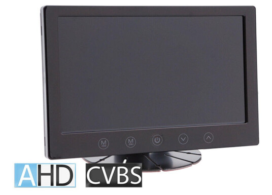 Navlinkz 7" LCD-Skjerm (AHD/CVBS) 2 videoinnganger. 12V-24V