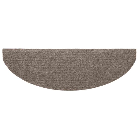 vidaXL Selvklebende trappematter 5 stk kremhvit 65x21x4cm nålestempel