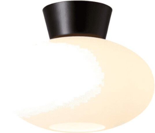 Belid Bullo Plafond Mattsvart Opalglass 27 cm 1575753-06-0 1575753-04-0