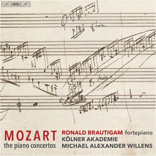 Ronald Brautigam, Kolner Akademie, Michael Alexander Willens, Wolfgang Amadeus Mozart Mozart: Complete Piano Concertos CD