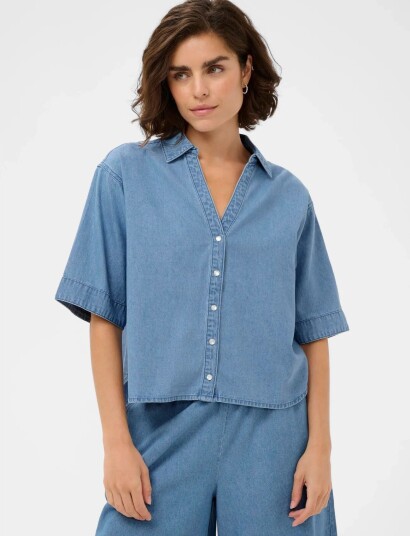 Kaffe Kajade Denim Shirt Blue 46