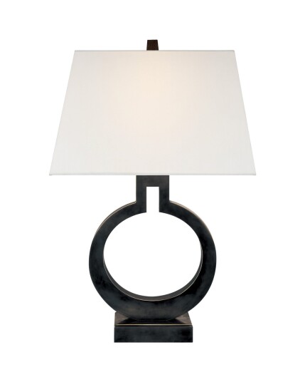 Ring Form bordslampa brons S