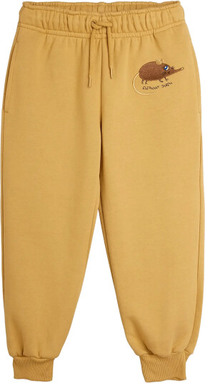 Mini Rodini Elephant Shrew Emb Sweatpants Beige 128/134