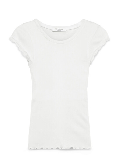 Rosemunde Rwbaybay Ss Regular T-Shirt - White - XS