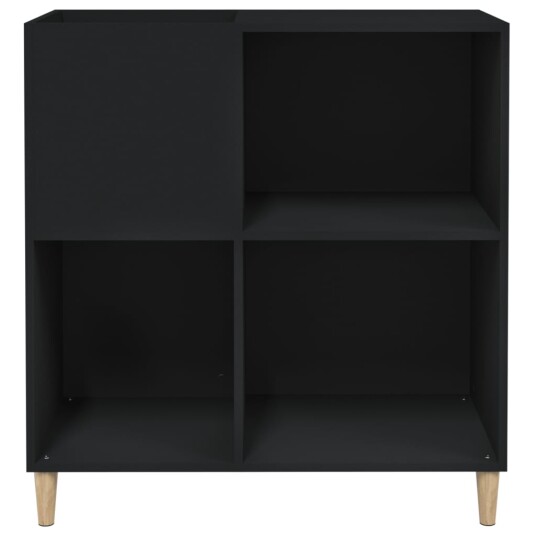  Hifi benk svart 84,5x38x89 cm konstruert tre