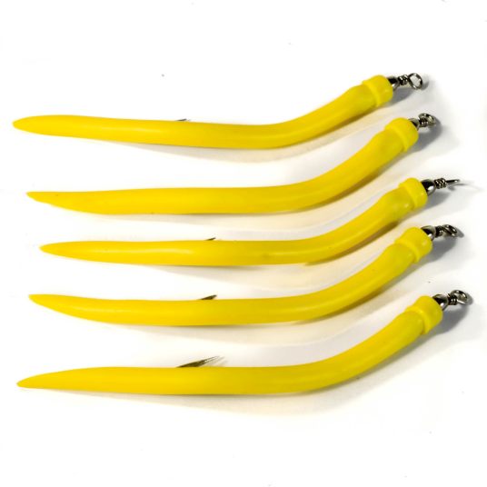 Gummimakk 3/0 gul (5-pk)