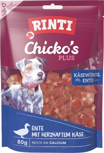 Rinti Chicko Plus Oste Og Andeterninger 6 X 80 G
