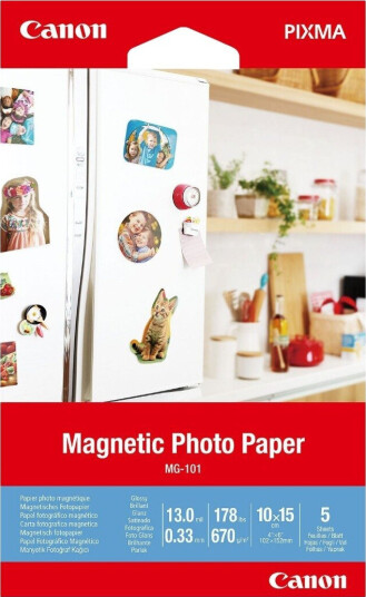 Canon Paper MG-101 / 3634C002 Magnectic 10x15cm - 5 sheets Canon Paper MG-101 / 3634C002 Magnectic 10x15cm - 5 sheets