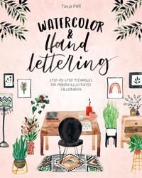 Watercolor & Hand Lettering Av Tanja (Author) Poltl