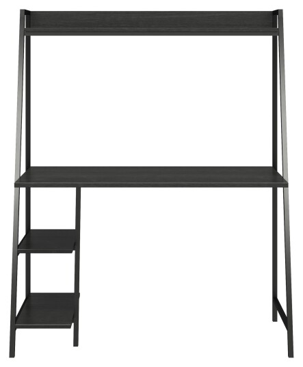 Novogratz Loft24 Bushwick Stige Skrivebord, Svart eik på sort metall Unoliving 1719458-02-0 1719458-01-0