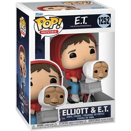 Funko E.T. 40th Anniversary Elliot with E.T. in Bike Basket Pop! Vinyl Figure 1252