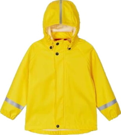 Reima Kids' Raincoat Lampi 116, Yellow Reima Kids' Raincoat Lampi 116, Yellow