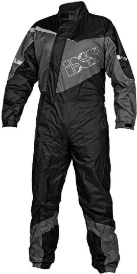 IXS 1.0 1-Teiler Motorsykkel regn Dress XS Svart Grå IXS 1.0 1-Teiler Motorsykkel regn Dress XS Svart Grå